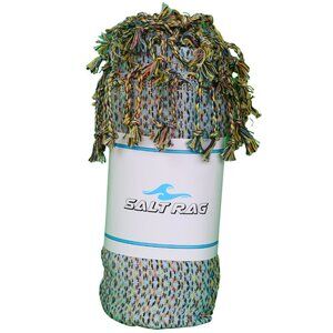 Salt Rag Beach Towel - "Mint/Yellow Hippie Rag" [Sand Free Turkish Beach Towel]